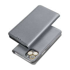 Apple iPhone SE 2022 5G Portefeuilles Smart Case Book Gris