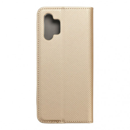 Samsung Galaxy A32 LTE Portefeuilles Smart Case Book Or