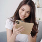 realme 8 Portefeuilles Smart Case Book Or