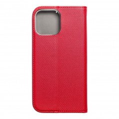 Apple iPhone 13 Pro Max Portefeuilles Smart Case Book Rouge