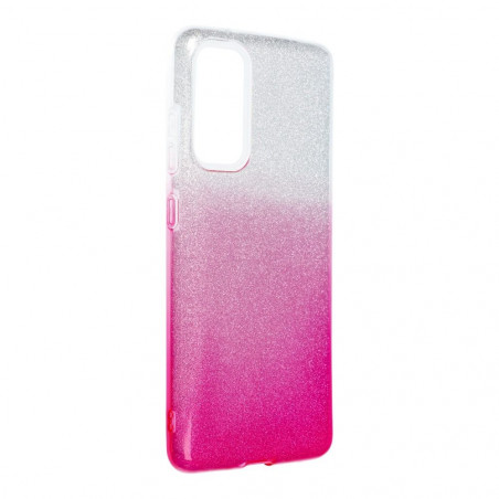 Samsung Galaxy S20 FE 5G 2022 Coque Shining Transparent et rose
