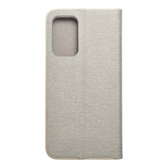 Samsung Galaxy A52 LTE Portefeuilles LUNA Book Gold Élégant  Argenté