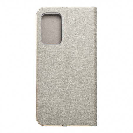 Samsung Galaxy A52 LTE Portefeuilles LUNA Book Gold Élégant  Argenté