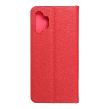Samsung Galaxy A32 5G Portefeuilles LUNA Book Gold Élégant  Rouge