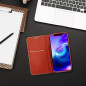 Samsung Galaxy A12 Portefeuilles LUNA Book Gold Élégant  Rouge