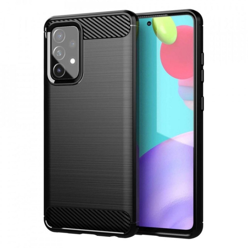 Samsung Galaxy A52s 5G Coque Carbon Élégant  Noir