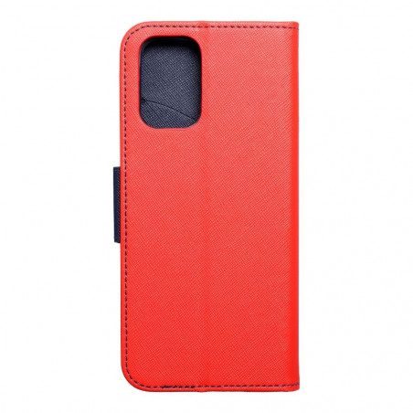 XIAOMI Redmi Note 10 Portefeuilles Fancy Book Rouge / Marine