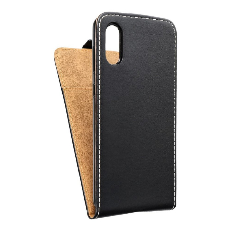 Samsung Galaxy A02 Étuis verticaux Slim Flexi Fresh Noir
