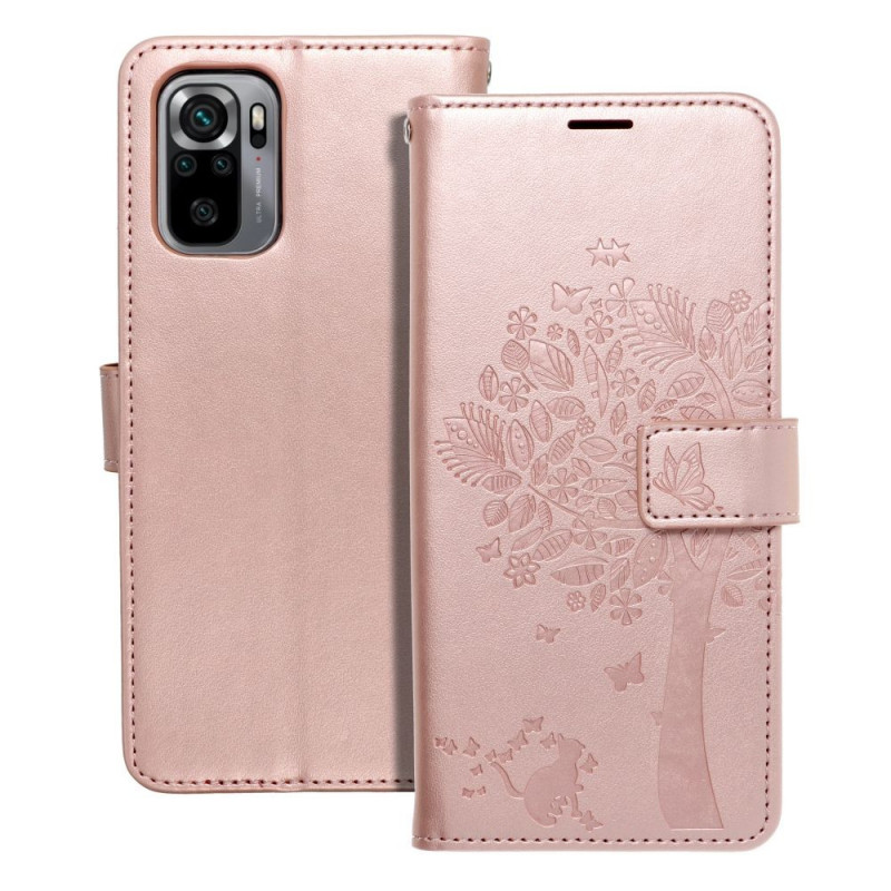 XIAOMI Mi 11 Lite 5G Portefeuilles MEZZO Book Arbre  Or rose