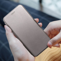 Samsung Galaxy M11 Portefeuilles Book Elegance Élégant  Gris