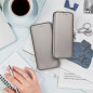 Samsung Galaxy M11 Portefeuilles Book Elegance Élégant  Gris