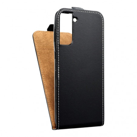 Samsung Galaxy S21 Plus 5G Étuis verticaux Slim Flexi Fresh Noir