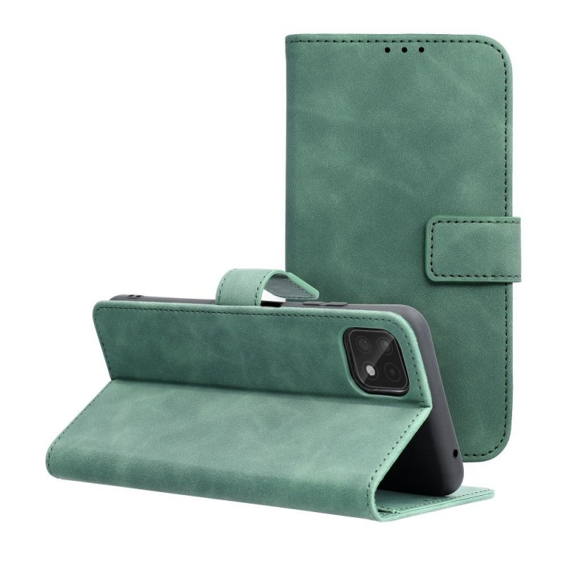 Samsung Galaxy A22 5G Portefeuilles TENDER Book Vert