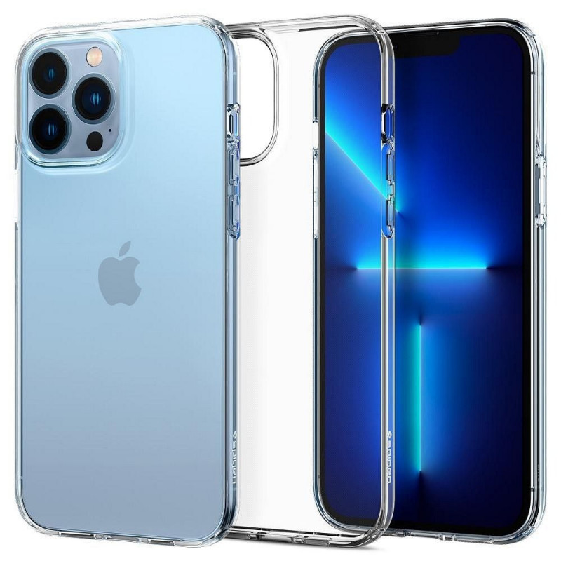 Apple iPhone 13 Pro Coque Spigen Liquid Crystal Clair comme du cristal  Transparent