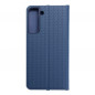 Samsung Galaxy S22 Plus Portefeuilles LUNA Book Carbon Fibre de carbone, Élégant  Bleu