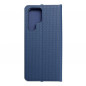 Samsung Galaxy S22 Ultra Portefeuilles LUNA Book Carbon Fibre de carbone, Élégant  Bleu