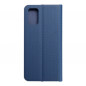 Samsung Galaxy A03 Portefeuilles LUNA Book Carbon Fibre de carbone, Élégant  Bleu