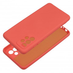 Samsung Galaxy A52 LTE Coque Silicone Élégant  Pêche
