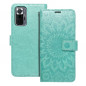 XIAOMI Redmi Note 10 Pro Max Portefeuilles MEZZO Book Mandala  Vert
