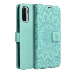 XIAOMI Redmi Note 10 5G Portefeuilles MEZZO Book Mandala  Vert