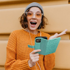 XIAOMI Poco M3 Pro Portefeuilles MEZZO Book Mandala  Vert