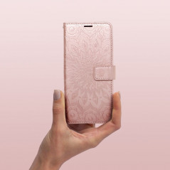 XIAOMI Poco M3 Pro Portefeuilles MEZZO Book Mandala  Or rose