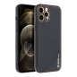 Apple iPhone 12 Pro Max Coque Leather Noir