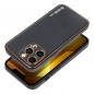 Apple iPhone 12 Coque Leather Noir