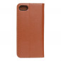 Apple iPhone SE 2022 5G Portefeuilles Leather case SMART PRO Élégant  Brun