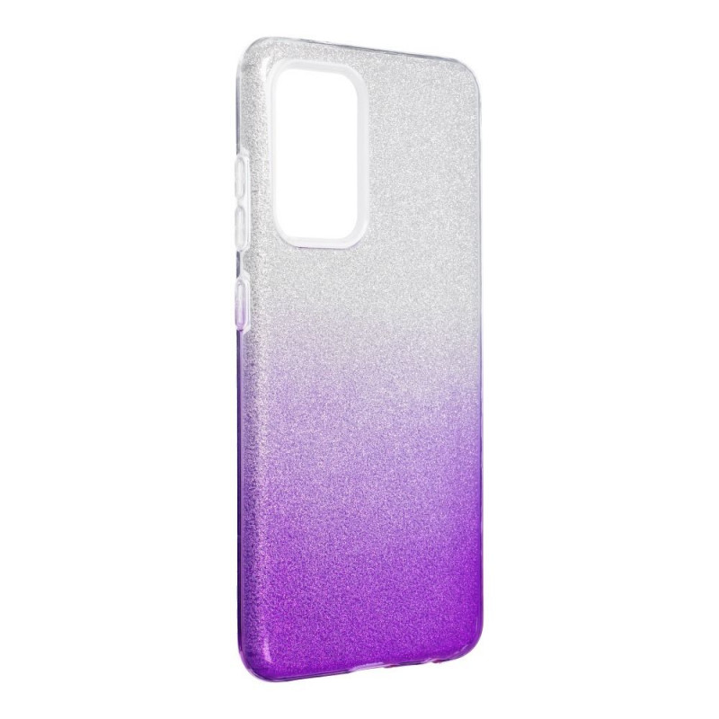 Samsung Galaxy A52 5G Coque Shining Transparent et violet