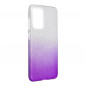 Samsung Galaxy A52 LTE Coque Shining Transparent et violet