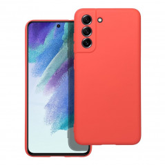 Samsung Galaxy S21 FE 5G Coque Silicone Élégant  Pêche