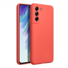 Samsung Galaxy S21 FE 5G Coque Silicone Élégant  Pêche