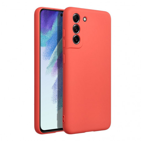 Samsung Galaxy S21 FE 5G Coque Silicone Élégant  Pêche