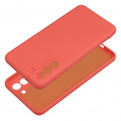 Samsung Galaxy S21 FE 5G Coque Silicone Élégant  Pêche
