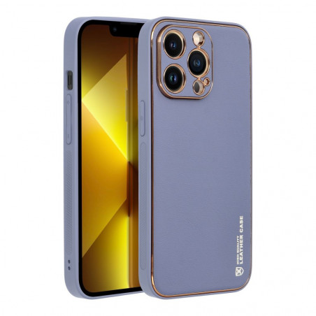 Apple iPhone 11 Coque Leather Bleu