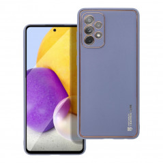 Samsung Galaxy A52 LTE Coque Leather Bleu