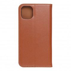 Apple iPhone 11 Portefeuilles Leather case SMART PRO Élégant  Brun