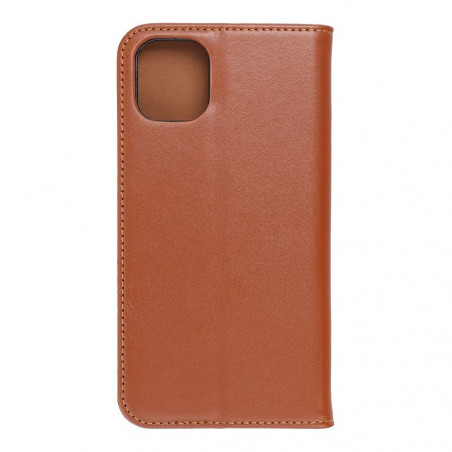 Apple iPhone 11 Portefeuilles Leather case SMART PRO Élégant  Brun