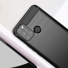 Oppo A55 5G Coque Carbon Élégant  Noir