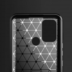 Oppo A55 5G Coque Carbon Élégant  Noir