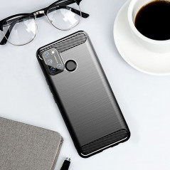Oppo A55 5G Coque Carbon Élégant  Noir