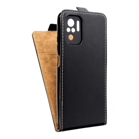 XIAOMI Redmi Note 10S Étuis verticaux Slim Flexi Fresh Noir