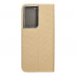Samsung Galaxy S21 Ultra 5G Portefeuilles Sensitive Book Or