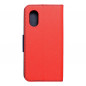 Samsung Galaxy Xcover 5 Portefeuilles Fancy Book Rouge / Marine
