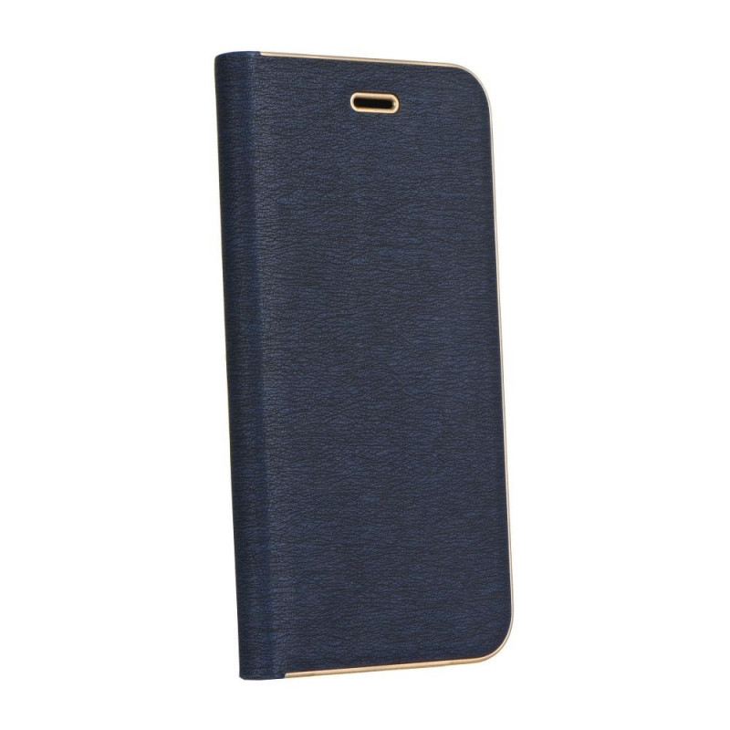 Apple iPhone SE 2020 Portefeuilles LUNA Book Gold Élégant  Bleu marine