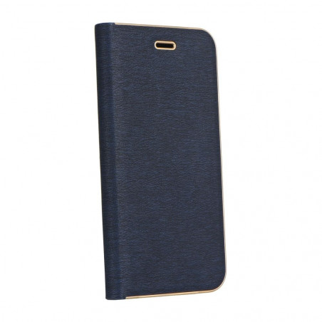 Apple iPhone SE 2020 Portefeuilles LUNA Book Gold Élégant  Bleu marine