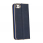 Apple iPhone SE 2020 Portefeuilles LUNA Book Gold Élégant  Bleu marine