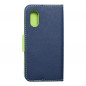 Samsung Galaxy Xcover 5 Portefeuilles Fancy Book Marine / Citron vert