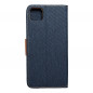 Samsung Galaxy A22 5G Portefeuilles Canvas Book Bleu marine